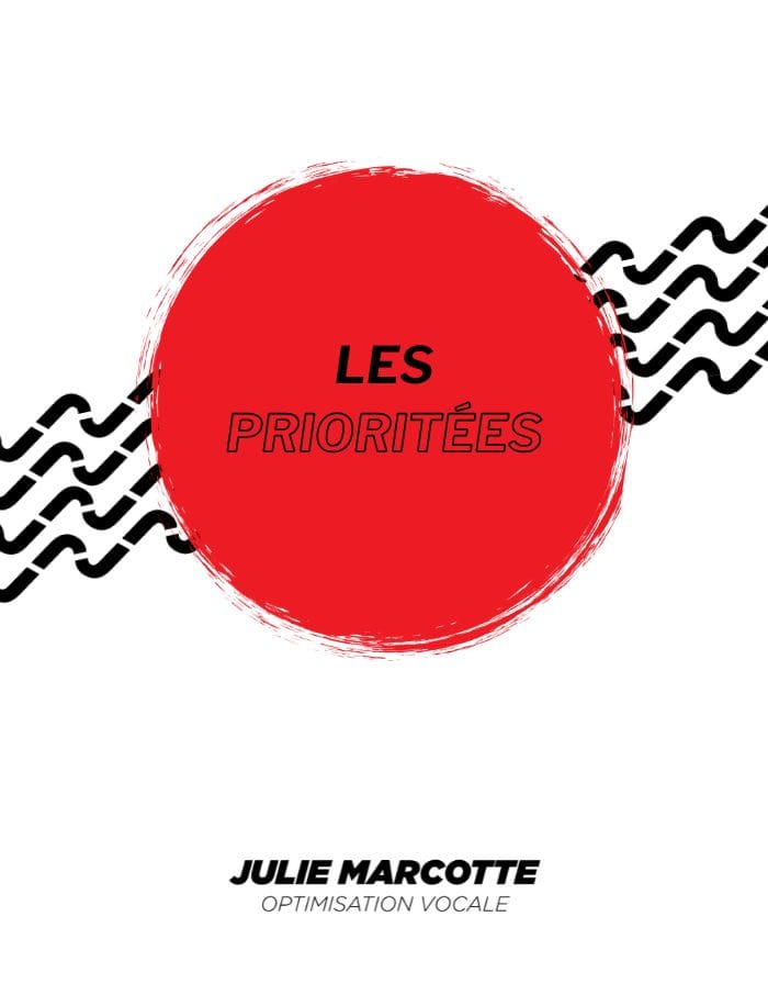 Les prioritées - Julie Marcotte